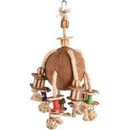 pendentif noix de coco et cordes