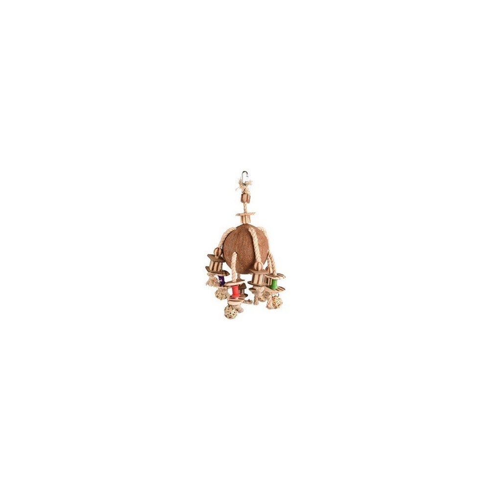 pendentif noix de coco et cordes