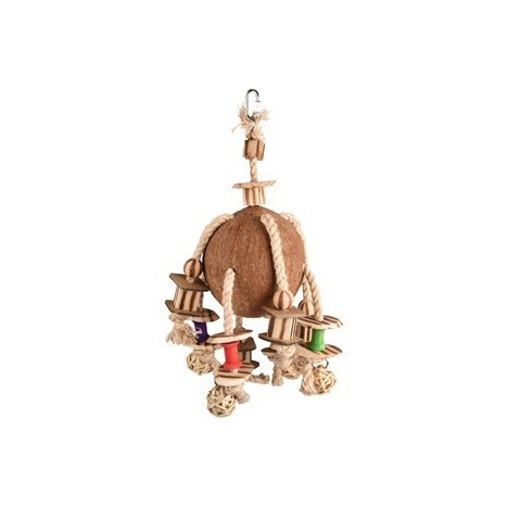 pendentif noix de coco et cordes