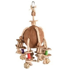 pendentif noix de coco et cordes
