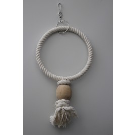 Pendentif corde anneau 19cm