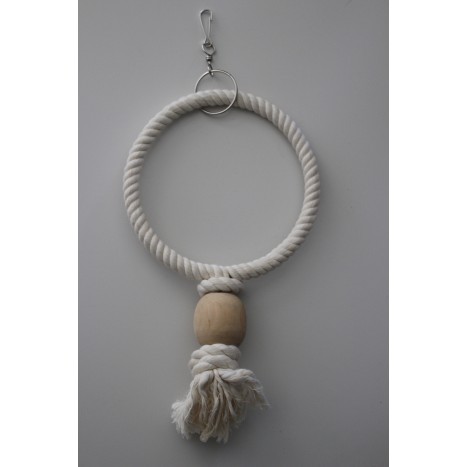 Pendentif corde anneau 19cm