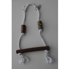 Balançoire bois et corde