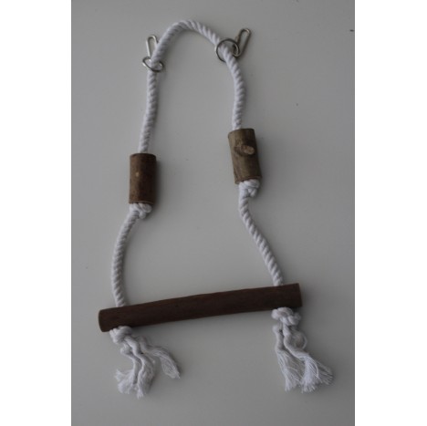 Balançoire bois et corde
