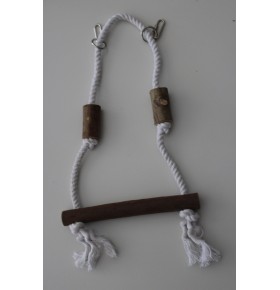 Balançoire bois et corde