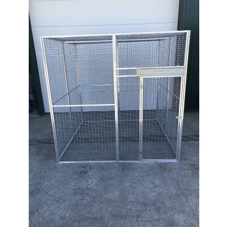 Volière 2m/2m/2m en grille rigide