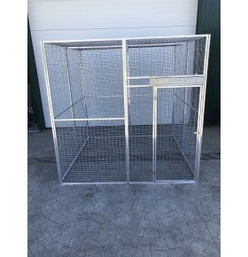 Volière 2m/2m/2m en grille rigide