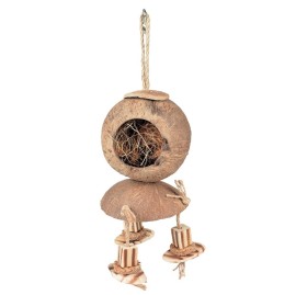 Coconut jungle maison avec blocs en bois couleur bois