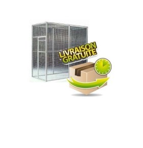 Volière 2m/1m/2m maille 19/19/1.45