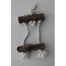 Echelle 2 barreaux bois