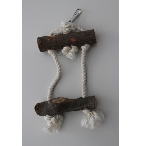 Echelle 2 barreaux bois